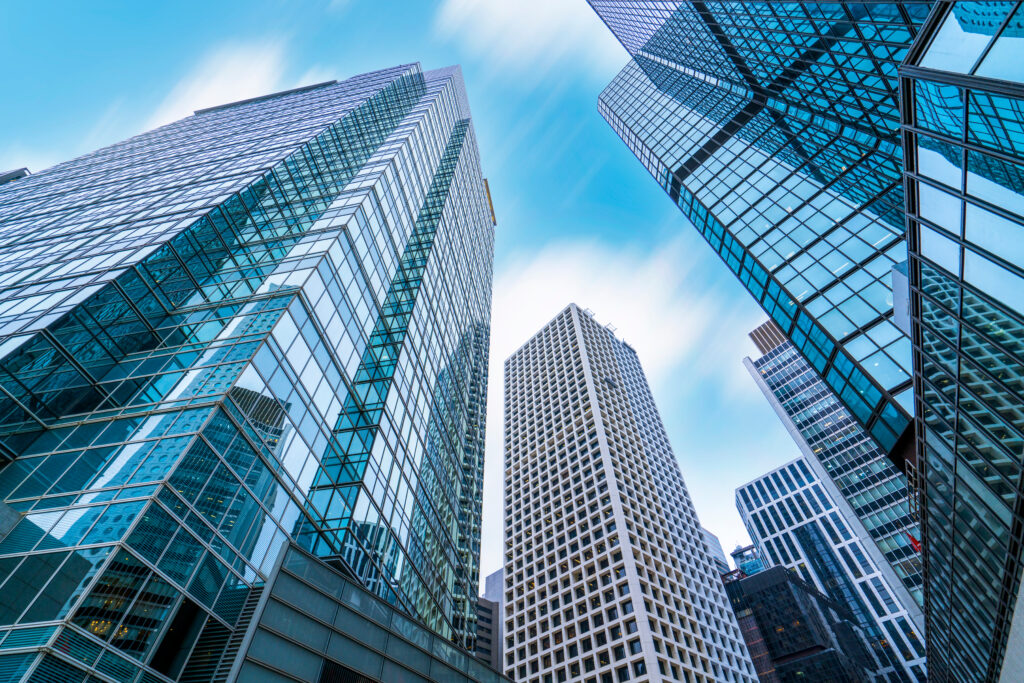 Illustrative office buildings