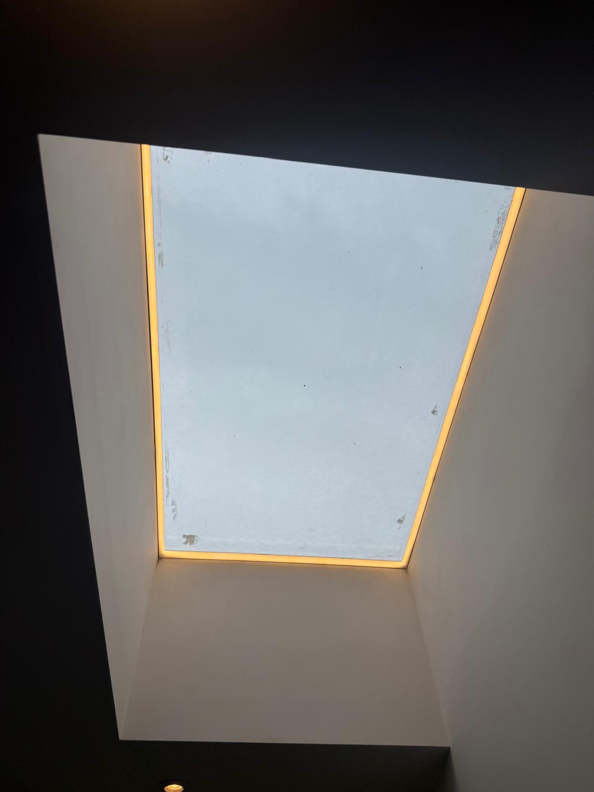 Rooflight and interior lighting at the Gessings project