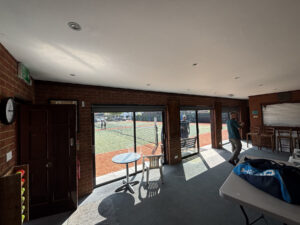 Interior of a Watford tennis facility